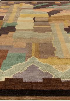 Finish Art Deco Rug by Greta Skoaster Woven at Kiikan Kutamo Workshop - 2455828