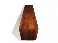 Finley Restored Mid century Danish Santos Rosewood Credenza with Brass Pulls - 4085163