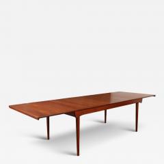 Finn Juhl Danish Solid Teak Extension Dining Table by Finn Juhl for France Daverkosen - 4498946