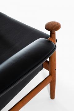 Finn Juhl Easy Chair Model Bwana with Stool Produced by France Daverkosen - 1874636