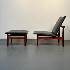 Finn Juhl Finn Juhl Danish Mid Century Modern Japan Lounge Chair and Ottoman Daverkosen - 3195540