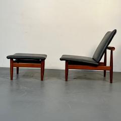 Finn Juhl Finn Juhl Danish Mid Century Modern Japan Lounge Chair and Ottoman Daverkosen - 3195543