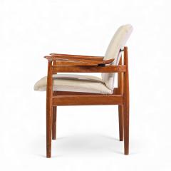 Finn Juhl Finn Juhl Model 192 Mid Century Danish Teak Occasional Chair - 4433534