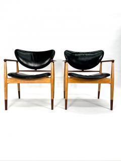 Finn Juhl Finn Juhl Model 48 Chair by Baker in Teak and Maple 2 available  - 3217450