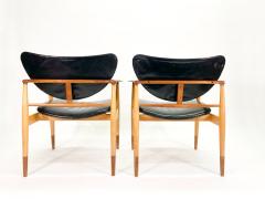Finn Juhl Finn Juhl Model 48 Chair by Baker in Teak and Maple 2 available  - 3217451
