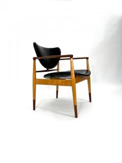 Finn Juhl Finn Juhl Model 48 Chair by Baker in Teak and Maple 2 available  - 3217452