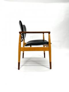 Finn Juhl Finn Juhl Model 48 Chair by Baker in Teak and Maple 2 available  - 3217458