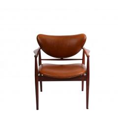 Finn Juhl Finn Juhl Model 48 Walnut Arm Chair Early Baker Production model 400 1 2 - 2587434