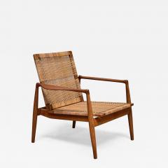 Finn Juhl Finn Juhl SW 96 Armchair in Teak Oak and Cane S ren Willadsen Denmark 1956 - 3960759