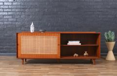 Finn Juhl Finn Juhl Teak Walnut Credenza with Cane Front Doors - 3915560