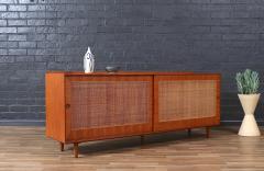 Finn Juhl Finn Juhl Teak Walnut Credenza with Cane Front Doors - 3915561