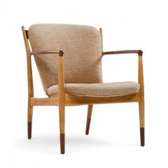 Finn Juhl Finn Juhl for Baker Delegate Mid Century Walnut Lounge Chairs Pair - 4362885