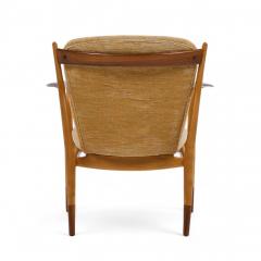 Finn Juhl Finn Juhl for Baker Delegate Mid Century Walnut Lounge Chairs Pair - 4362892