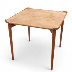 Finn Juhl Finn Juhl for Baker Mid Century Teak Game Table - 4288703