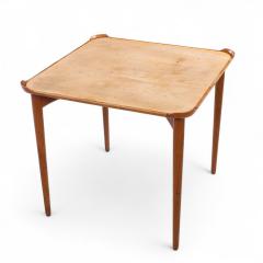 Finn Juhl Finn Juhl for Baker Mid Century Teak Game Table - 4288704