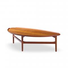 Finn Juhl Finn Juhl for Baker Model 521 Mid Century Danish Teak Coffee Table - 4495799