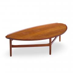 Finn Juhl Finn Juhl for Baker Model 521 Mid Century Danish Teak Coffee Table - 4495800