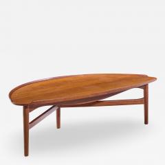 Finn Juhl Finn Juhl for Baker Model 521 Mid Century Danish Teak Coffee Table - 4495941