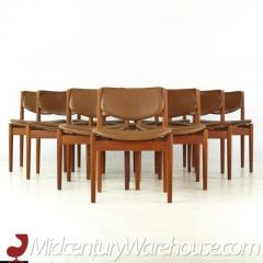 Finn Juhl Finn Juhl for France and Son Mid Century Model 197 Teak Dining Chairs Set of 8 - 3437048