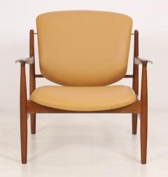 Finn Juhl Impressive Pair of Scandinavian Modern Lounge Chairs Designed by Finn Juhl - 3333761
