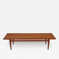 Finn Juhl Large Solid Teak Scandinavian Modern Coffee Table Designed by Finn Juhl - 3449685