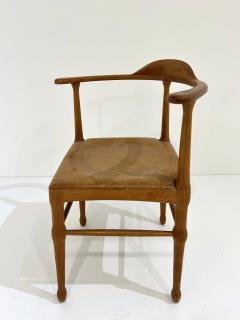 Finn Juhl Model of Danish Corner Chair in the Manner of Finn Juhl - 4201999