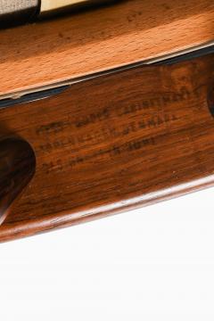 Finn Juhl NV 45 Easy Chair in Rosewood Leather by Finn Juhl 1945 - 4615306