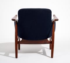 Finn Juhl Pair of Finn Juhl NV53 Lounge Chairs in Rare Brazilian Rosewood - 4470588