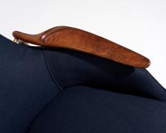 Finn Juhl Pair of Finn Juhl NV53 Lounge Chairs in Rare Brazilian Rosewood - 4470594