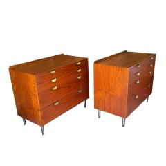 Finn Juhl Pair teak chests by Finn Juhl for Baker 1950s - 4723098