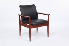 Finn Juhl SET OF 8 FINN JUHL ROSEWOOD DIPLOMAT ARMCHAIRS - 2198052