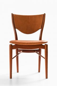 Finn Juhl Set of 6 Dining Chairs in Leather and Teak by Finn Juhl 1952 - 4565036
