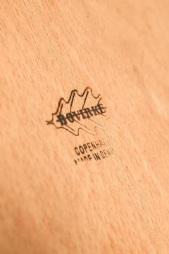 Finn Juhl Set of 6 Dining Chairs in Leather and Teak by Finn Juhl 1952 - 4565038