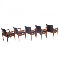 Finn Juhl Set of Six Diplomat Armchairs by Finn Juhl for France Son - 676116