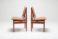 Finn Juhl Set of Six Finn Juhl Egyptian Chairs for Niels Vodder Denmark 1949 - 4738282