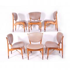 Finn Juhl Set of Six Finn Juhl NV 51 for Baker Dining Chairs - 485085