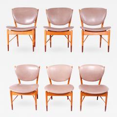 Finn Juhl Set of Six Finn Juhl NV 51 for Baker Dining Chairs - 496010