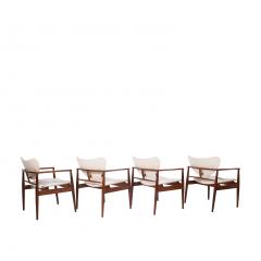 Finn Juhl Set of four Finn Juhl Arm Chairs Design in 1948 Priced per piece - 704769