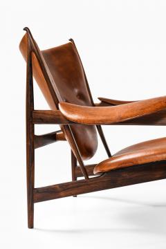 Finn Juhl The Chieftain Easy Chair in Leather and Rosewood by Finn Juhl 1950s - 4557606