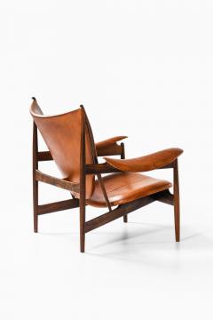 Finn Juhl The Chieftain Easy Chair in Leather and Rosewood by Finn Juhl 1950s - 4557614