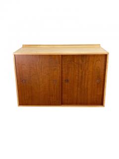 Finn Juhl Wall Mounted Cabinet Console by Finn Juhl for Baker Teak and Maple - 3164704