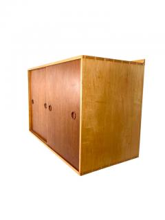 Finn Juhl Wall Mounted Cabinet Console by Finn Juhl for Baker Teak and Maple - 3164705