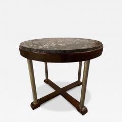 Finnish Art Deco Coffee Table in Oak Marble Circa 1930s - 3995466