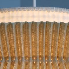 Finnish Mid Century Modern Ceiling Pendant with Stunning Paper Shade 1950s - 4551339