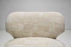 Finnish Mid Century Modern Upholstered Lounge Chair Finland ca 1950s - 2995658