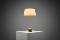 Finnish Modern Brass Table Lamp by Precenta Oy Finland 1950s - 4136737