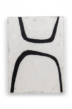 Fino Prydz Fino Prydz Norwegian Contemporary Abstract with Black Lines Untitled - 4619673
