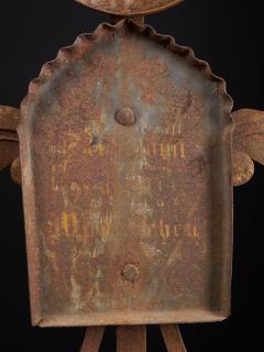 First half 20th C USA Wrought Iron Cross from a German Immigrant Cemetery - 1866985