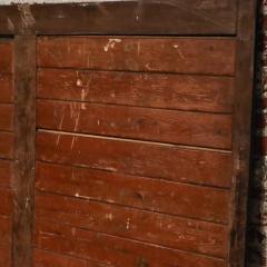 Five French rustic wooden panels 19th century possibly from a barn  - 3775234