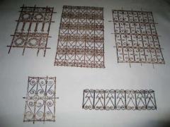 Five Islamic Wrought Iron Wall Decorations or Sculptures - 1876822